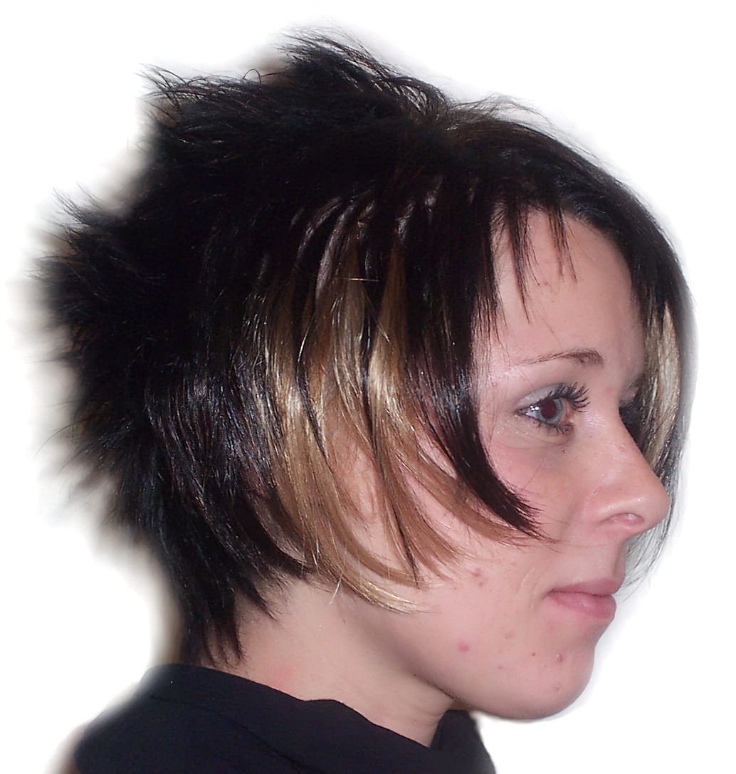 After Picture - Funky, Short and Choppy with Highlights